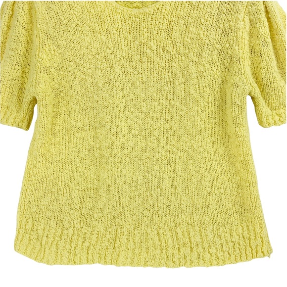 Vintage Popcorn Knit Short Sleeve Sweater - Picture 3 of 13